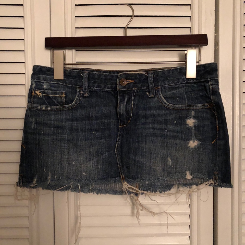 Abercrombie & Fitch denim mini skirt